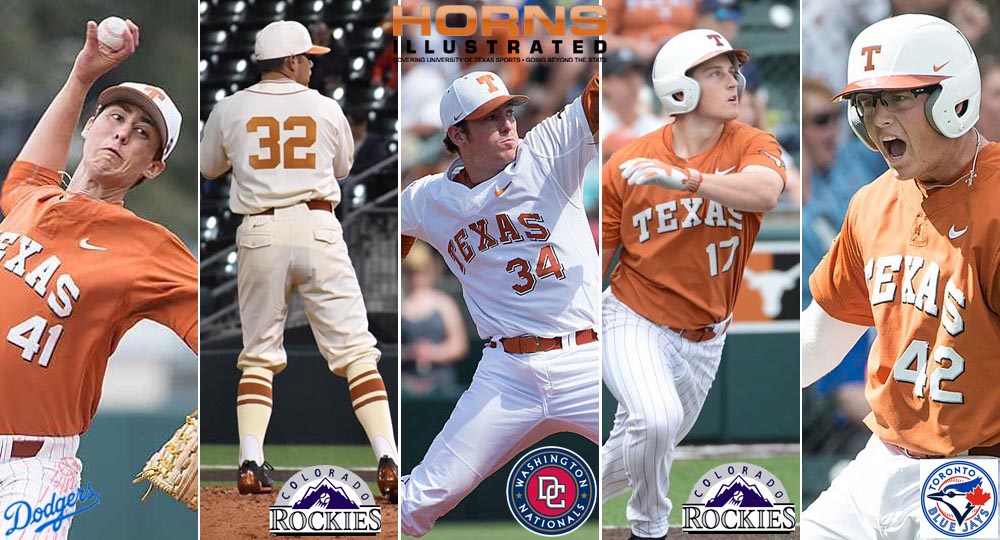 Five Texas baseball players chosen on first two days of Major League