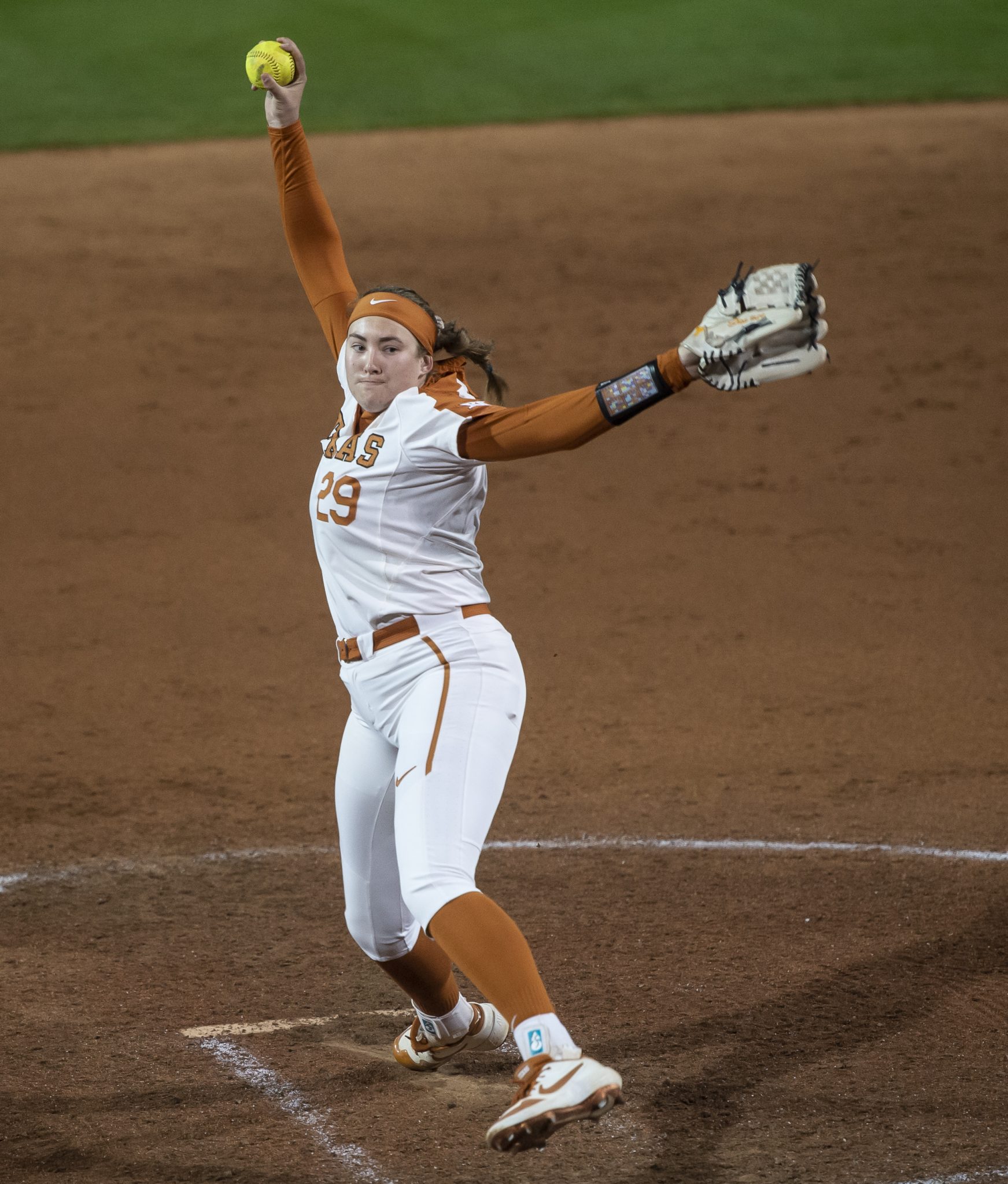 Photos Texas Softball Wins 3 0 Over Liberty Shealyn Oleary In The