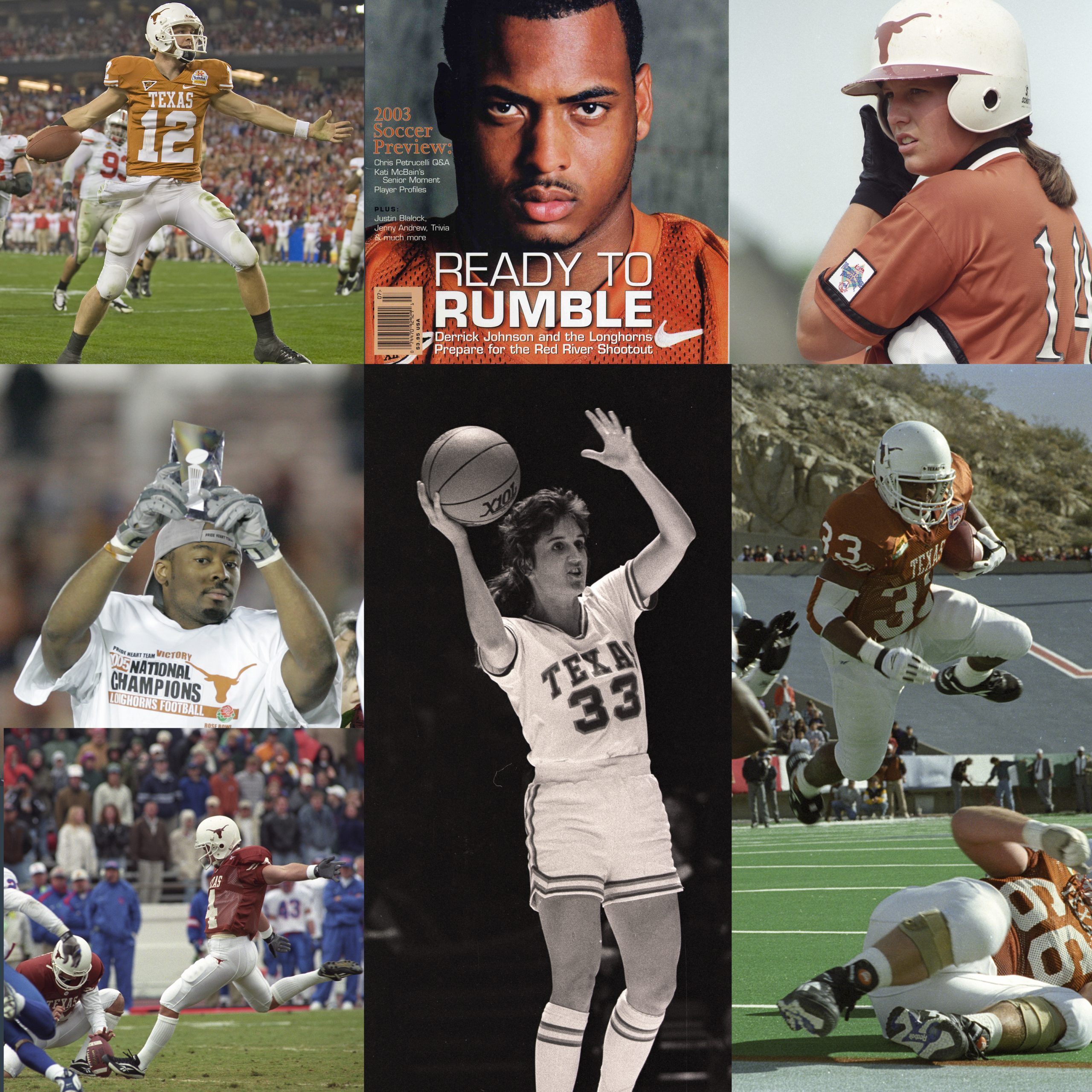 2021 Texas Longhorns Hall of Fame Nominees