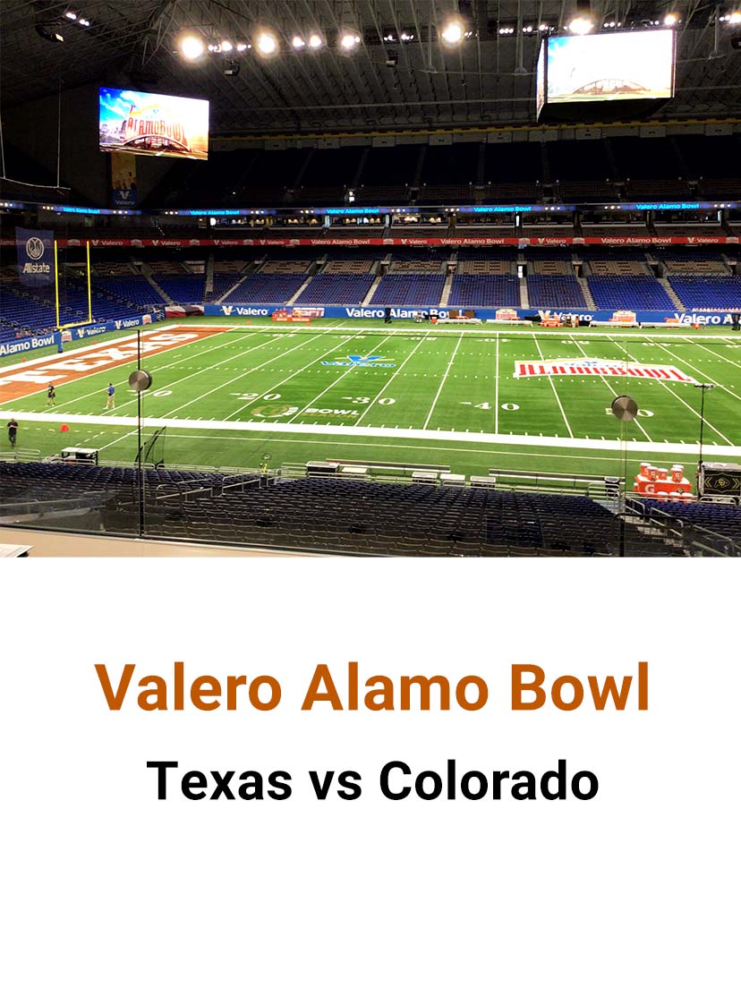 Live at Alamo Bowl Texas vs Colorado Horns Illustrated