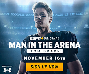ESPN Tom Brady Man in the Arena - Horns Illustrated