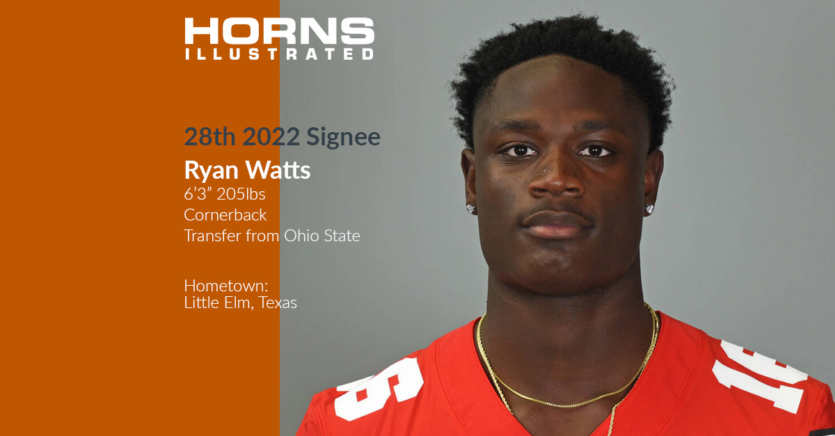 Ryan Watts 2022 Signee Transfer from Ohio State