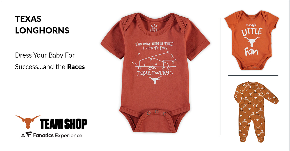 Texas Longhorns Baby Races Fashion